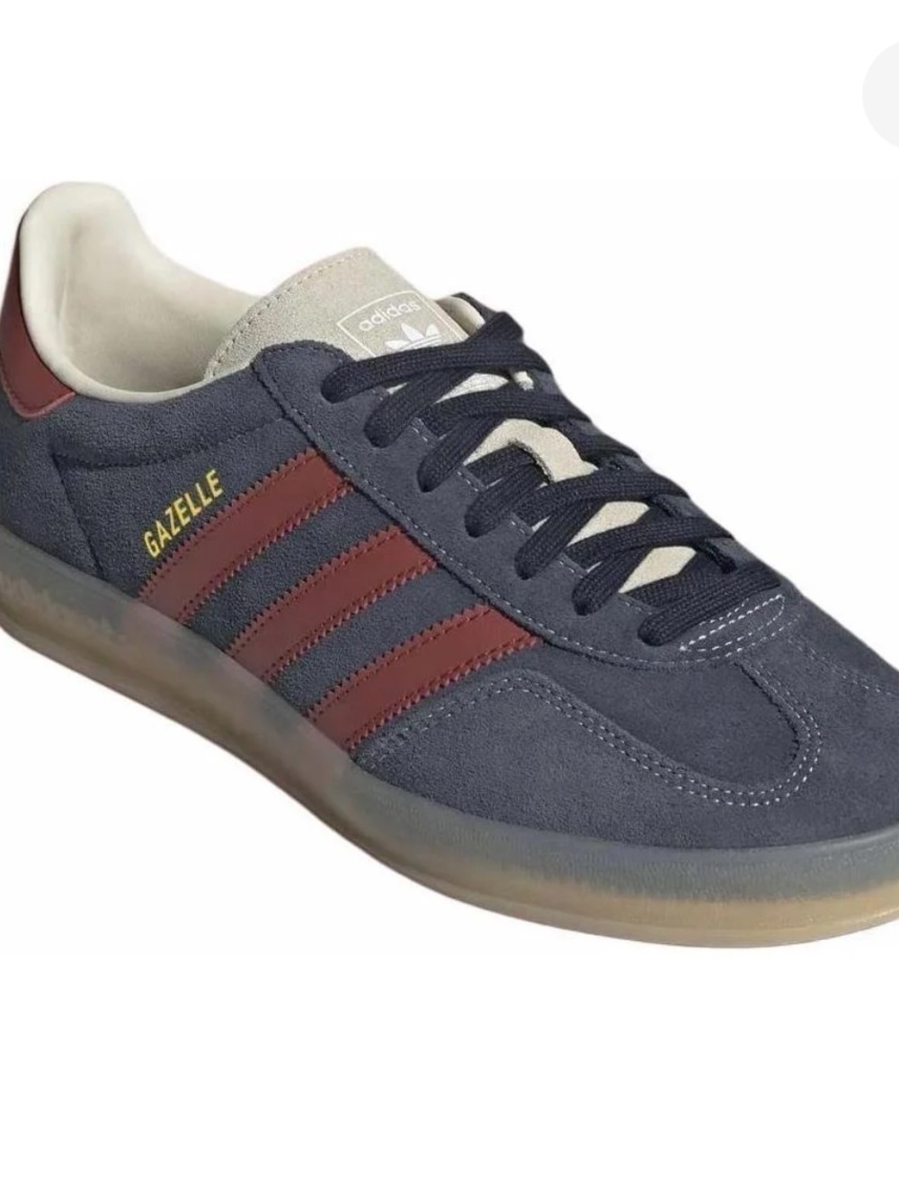 adidas Gazelle Suede Sneaker in Navy and Burgundy! New ! 8